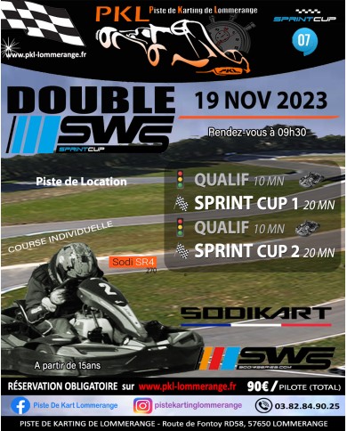 Double sprint cup sws à Lommerange le 19 novembre 2023