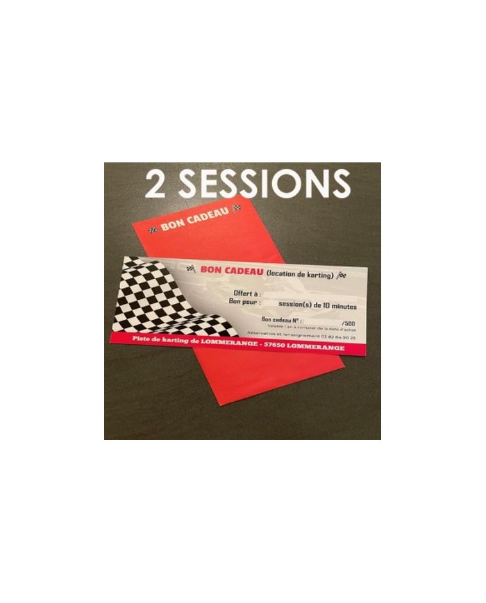Bon cadeau 2 sessions de 10 minutes Bon cadeau 2 sessions de 10 minutes