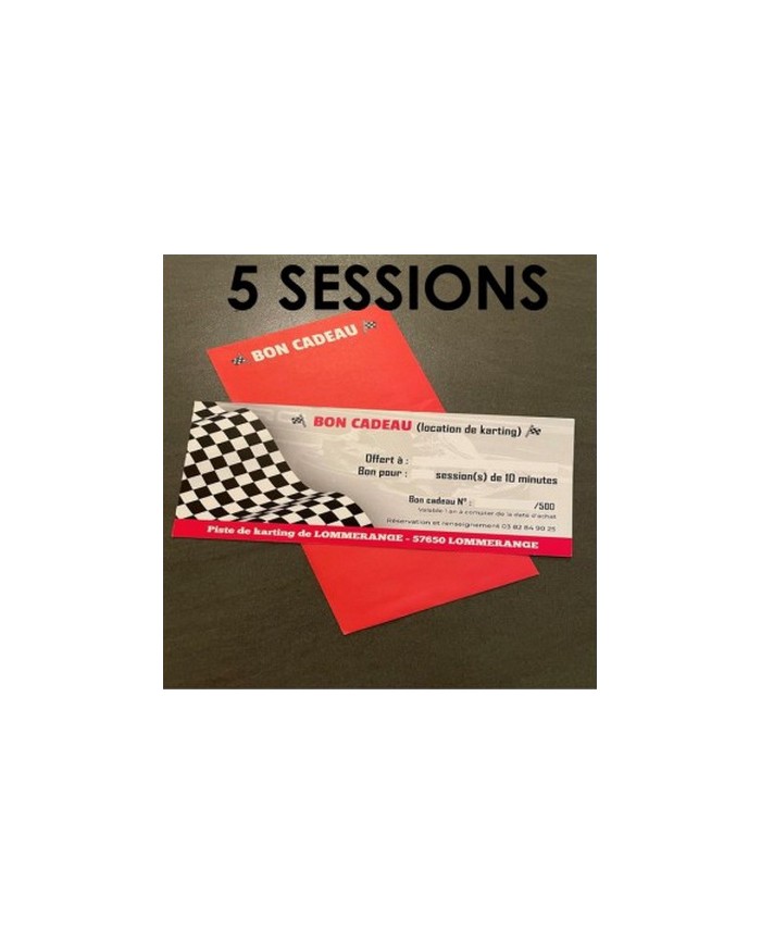 Bon cadeau 5 sessions de 10 minutes Bon cadeau 5 sessions de 10 minutes