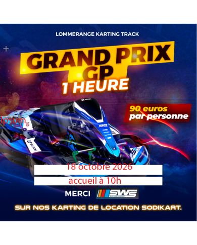 notre prochain GP SWS 1 H