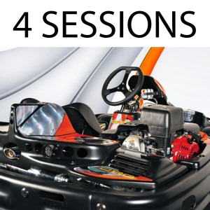 4 sessions de 10 minutes de karting à Lommerange