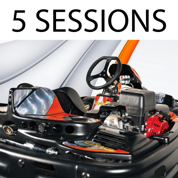 5 sessions de 10 minutes de location de karting