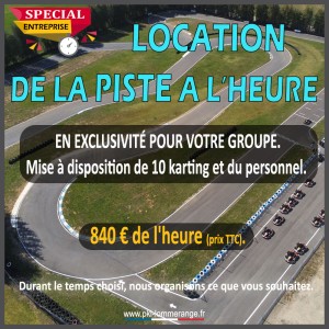 location de la piste à l'heure en exclusivité